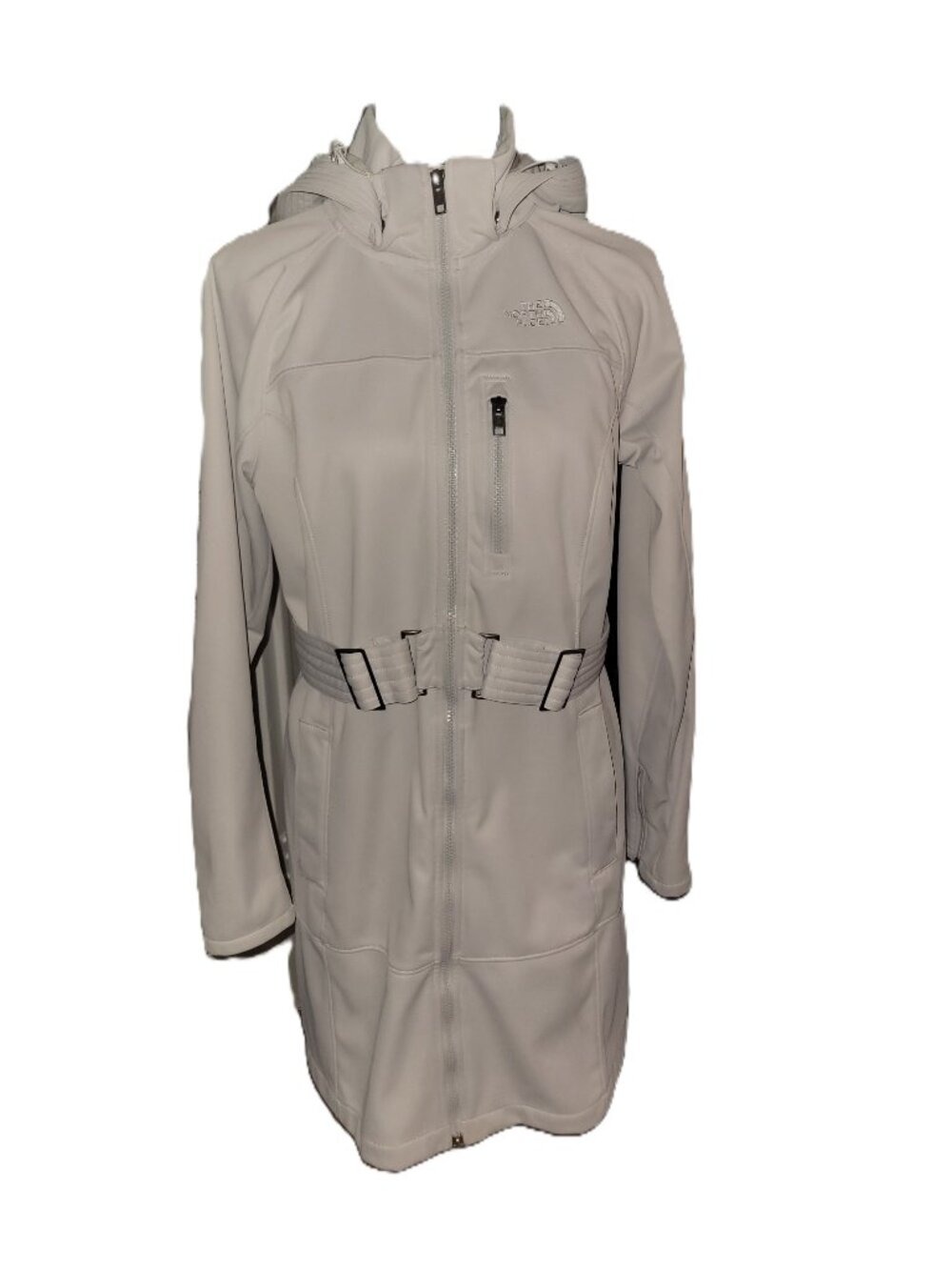 North Face Softshell Light Gray Jacket  - S